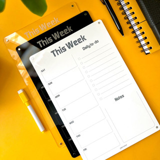 تخته وایت برد پلنورا مدل پلنر هفتگی طرح This Week