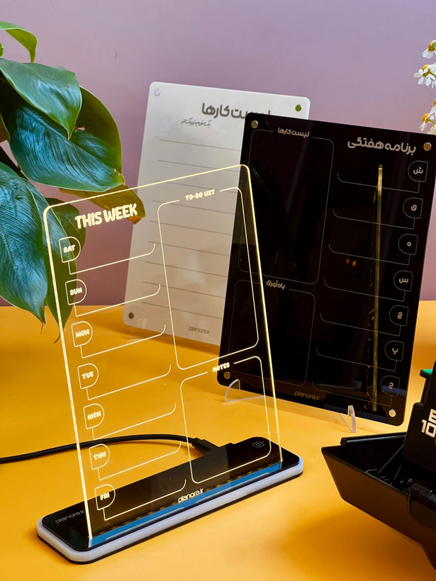 لایت برد پلنورا نسخه پریمیوم A4 (استند+پلنر+آداپتور+کابل+مارکر)A4