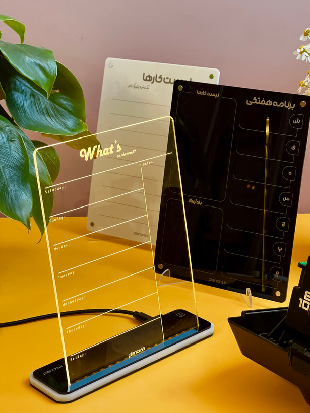 لایت برد پلنورا نسخه پریمیوم A5 (استند+پلنر+آداپتور+کابل+مارکر)